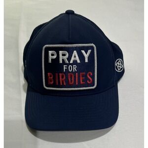 Barstool Sports GFore Golf Hat Cap Mens One Size Blue Snapback Pray For Birdie
